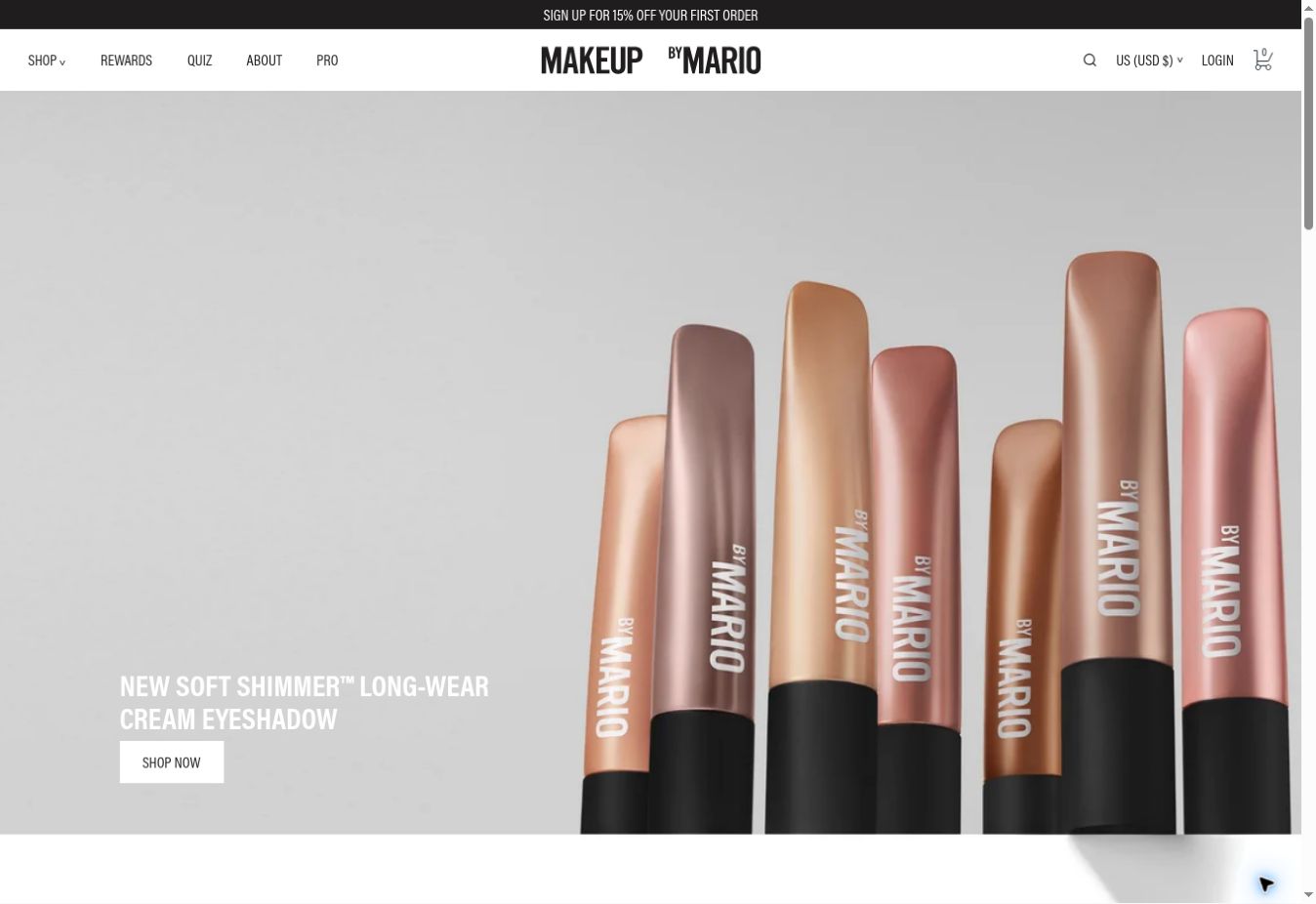 Makeup by Mario website